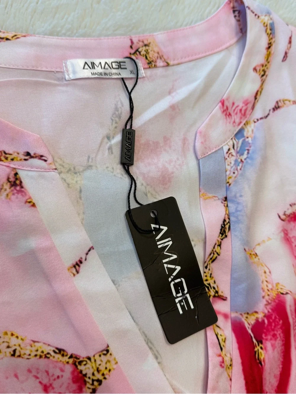 NEW Aimage Swimsuit Cover Up Women's Sz XL Oversized Resort Beach Pockets